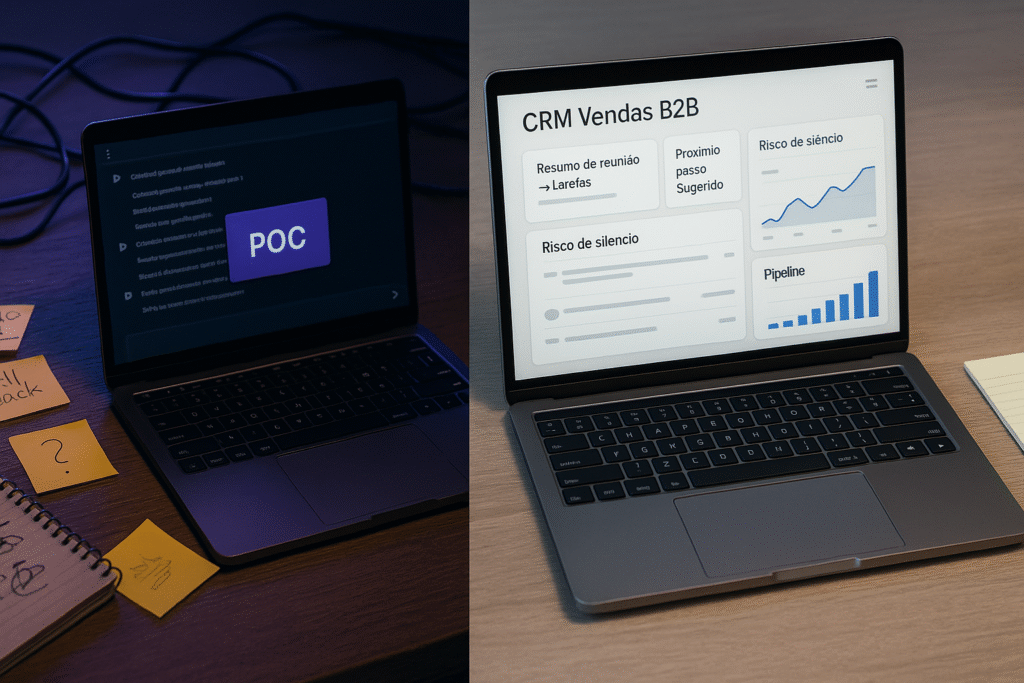 ia no crm b2b