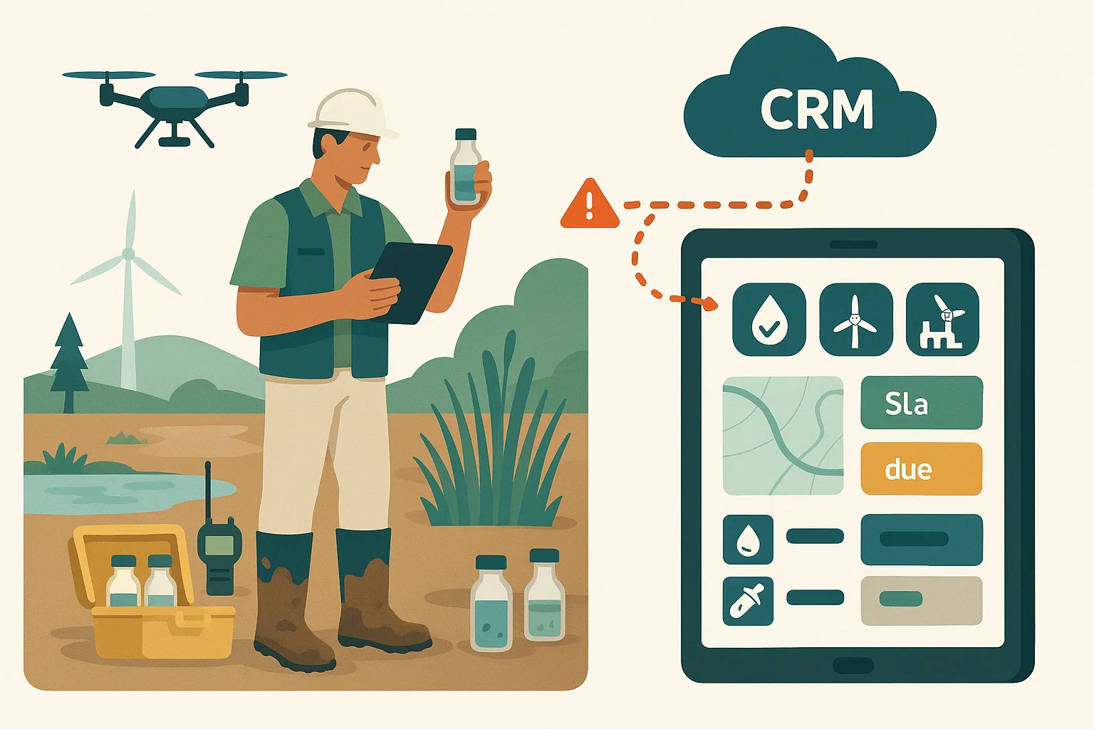 CRM para serviços técnicos: ambiental e engenharia