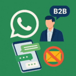 WhatsApp em vendas B2B: escala sem virar spam
