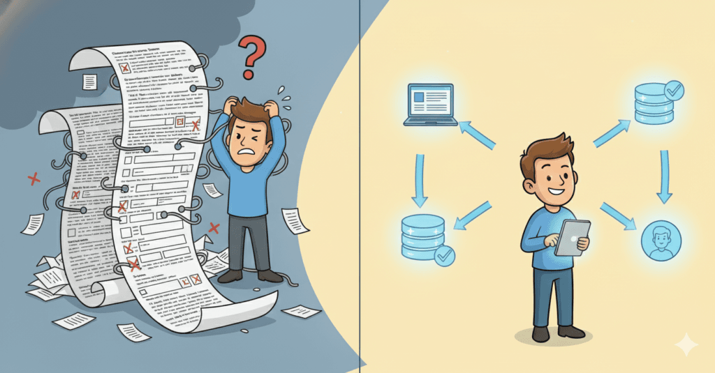 CRM formulários sem atrito