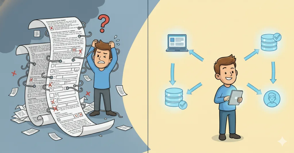 CRM formulários sem atrito